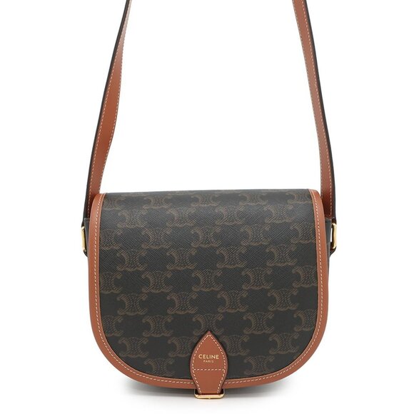 CELINE Gold Shoulder Bag - Picture 1 of 13